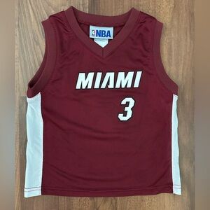 Miami Heat Kids Jersey, Dwayne Wade, 4t